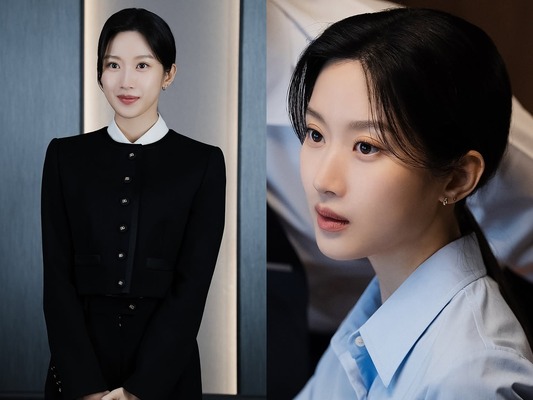 “スーツ出勤”ムン・ガヨン、新米弁護士役で魅せる！『瑞草洞＜ソチョドン＞』ビハインドカットを公開