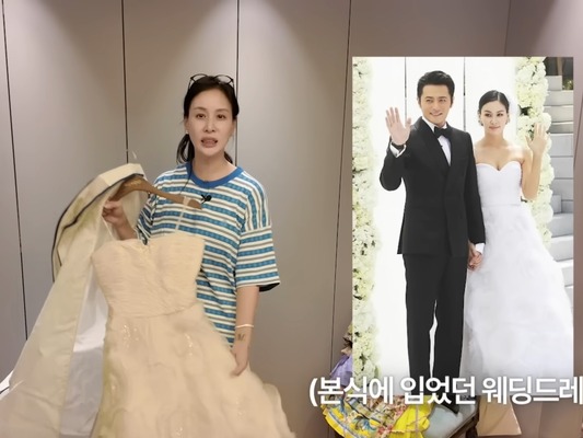 「妊娠5カ月だった」“チャン・ドンゴンの奥様”コ・ソヨン、15年前のウェディングドレスに隠された物語