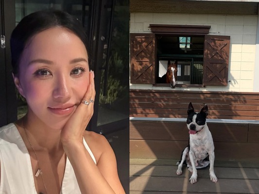 「全然老けない」女優オム・ジョンファ、56歳目前とは思えぬ美貌…済州島で過ごす優雅な日常【PHOTO】