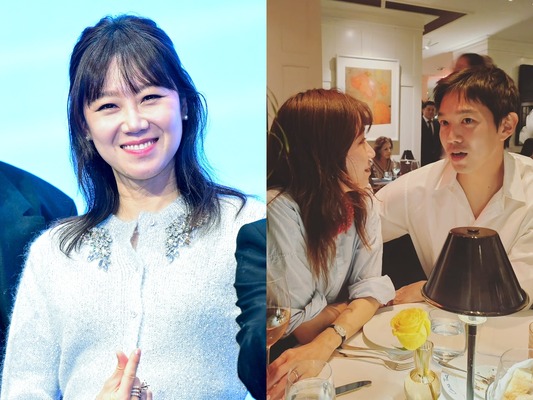 『椿の花咲く頃』コン・ヒョジン、“10歳下”夫とアメリカで甘～い新婚生活…スキンシップも堂々と【PHOTO】