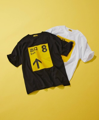 コラボTシャツ ￥3,490（税込）／『8番出口』 × and ST アパレルコラボ