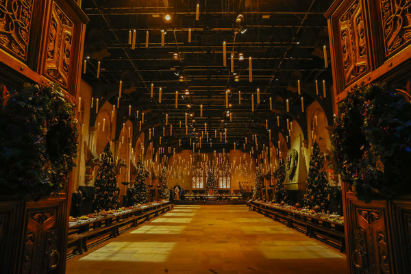 大広間「ホグワーツ・イン・ザ・スノー」Warner Bros. Studio Tour Tokyo – The Making of Harry Potter.