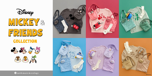 「earth music&ecology Mickey＆Friends Collection」