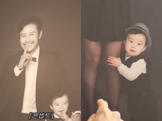 イ・ミンジョン、息子・ジュヌくんの幼少期写真を公開！「夫イ・ビョンホンのミニバージョン」