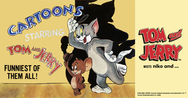 「トムとジェリー」×「niko and ...」コラボレーション