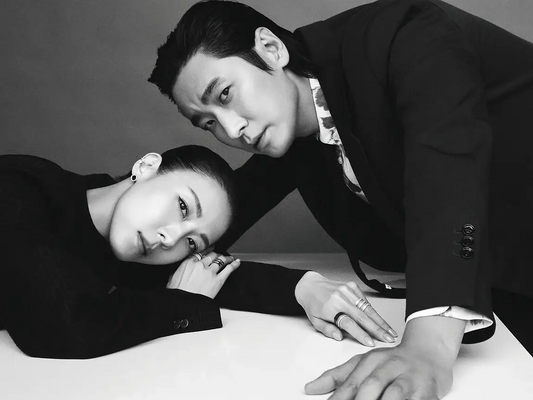 チュ・ジフン×ハ・ジウォンの魅惑的なツーショット…触れ合いながらも交わらぬ視線【PHOTO】