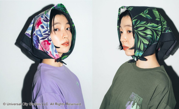 THREE FIFTY STANDARD　【WICKED】二人が交わる総柄大判ハンカチーフ