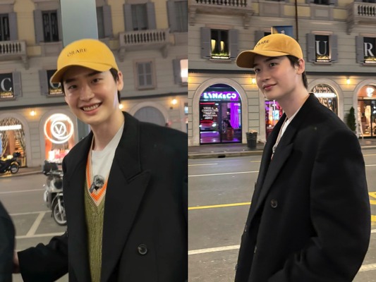 “王子様のお出かけ？” イ・ジョンソク、ヨーロッパの夜の街で魅せた！センス溢れる私服姿【PHOTO】