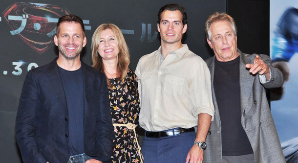 ヘンリー・カビル＆ザック・スナイダー監督＆デボラ・スナイダー（製作）＆チャールズ・ローブン（製作）／『マン・オブ・スティール』来日会見