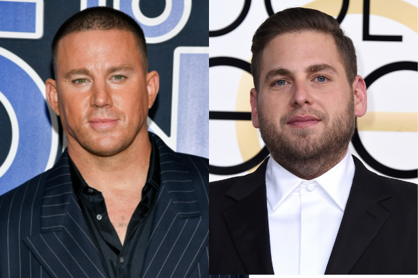 チャニング・テイタム　写真：AP/アフロ ジョナ・ヒル　写真：JordanStrauss/Invision/AP/アフロ