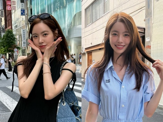 『オクニョ』女優チン・セヨン、銀座のど真ん中にいた！大人可愛い私服姿で夏休みを満喫中【PHOTO】