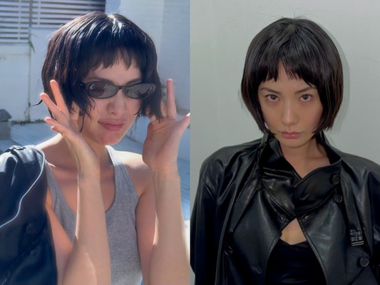 『マスクガール』女優ナナ、切りっぱなしボブとレザージャケットで魅せる“シックの最高峰”【写真】