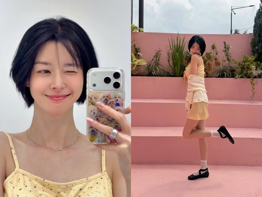 『梨泰院クラス』女優クォン・ナラ、レモンイエローがまぶしい爽やかな“夏の女神”【写真】