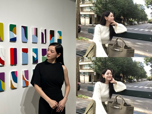 「まばゆい秋の美貌」『社内お見合い』キム・セジョン、成熟した美しさでパリを魅了【写真】