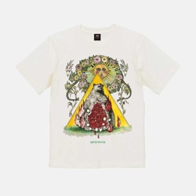 A24公認 ヒグチユウコ ホラーコレクション 『ミッドサマー』オリジナルTシャツ（バニラホワイト・ブラック）価格：9,900円（税込）