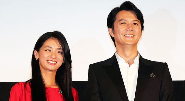 福山雅治＆尾野真千子／『そして父になる』初日舞台挨拶