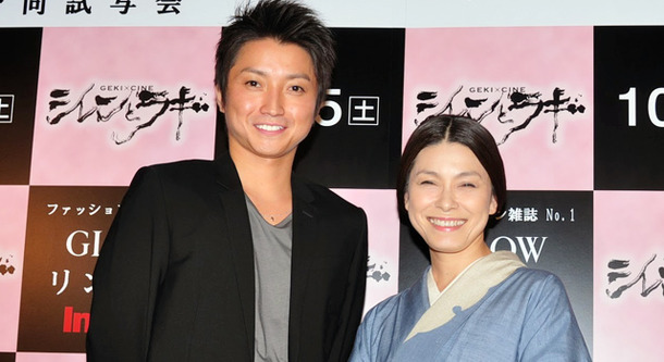 藤原竜也＆高田聖子／『シレンとラギ』舞台挨拶