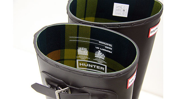 HUNTER×ISETANコラボレーションのブリットガール風レインブーツ発売！
