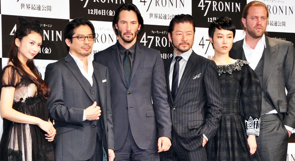 キアヌ・リーヴス＆真田広之＆浅野忠信＆柴咲コウ＆赤西仁＆菊地凜子＆カール・リンシュ（監督）／『47RONIN』来日会見