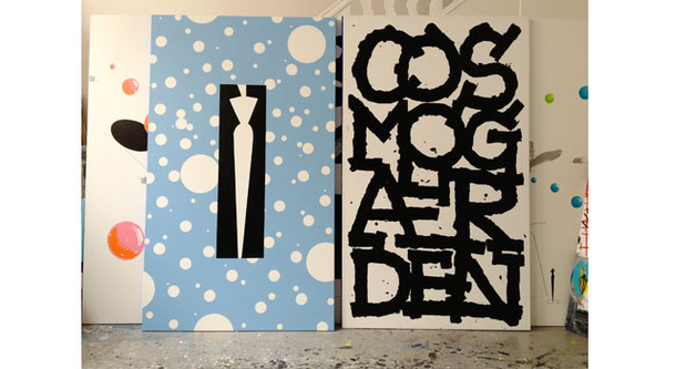 「黒田アキ『宇宙庭園＝コスモガーデン』+小篠弘子」　(C) KHギャラリー銀座