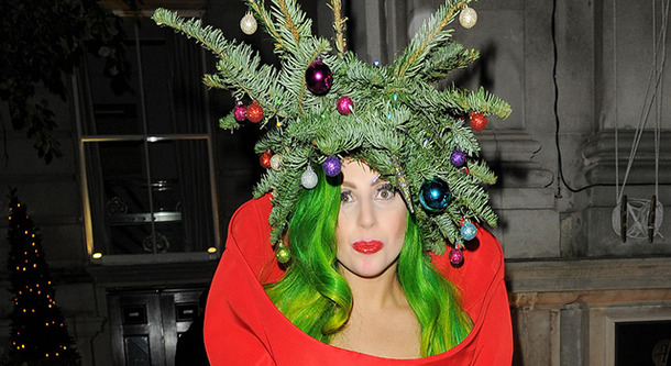 レディー・ガガクリスマスツリー