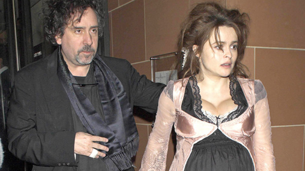 11月28日にロンドンで、ジョニー・デップと共に食事をしたティム・バートン＆ヘレナ・ボナム＝カーター