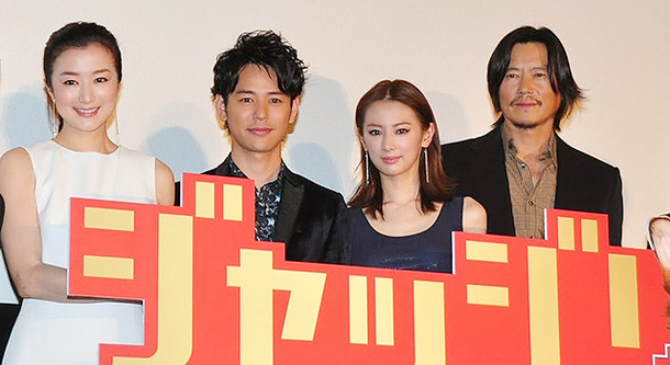 『ジャッジ！』舞台挨拶（鈴木京香、妻夫木聡、北川景子、豊川悦司）