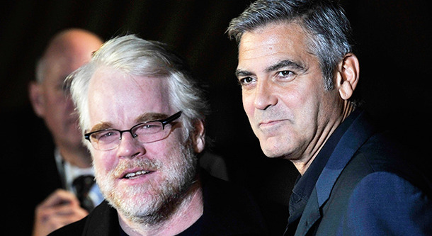 フィリップ・シーモア・ホフマン＆ジョージ・クルーニー-(C) Getty Images