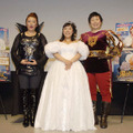 『魔法にかけられて』プリンセス試写会にて　森三中（左より黒沢さん、村上さん、大島さん）