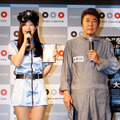 高崎聖子（グラドル映画宣伝部）＆モト冬樹／『大脱出』Blu-ray＆DVD発売記念イベント