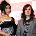 『JUNO／ジュノ』来日記者会見にて　エレン・ペイジ＆石原さとみ