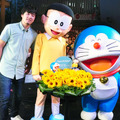秦基博＆ドラえもん＆のび太／テレビ朝日・六本木ヒルズ 夏祭り SUMMER STATIONにて