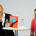 左から、ブック・ディレクターの幅允孝(BACH)＆ブックショップ「UTRECHT(ユトレヒト)」オーナーの江口宏志／「ページバイページ with ブックショート」