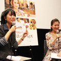 トークショーに参加した藤原恵子＆新谷里映／『マダム・マロリーと魔法のスパイス』シネマカフェ独占試写会