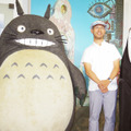トトロ＆カオナシ＆米林宏昌監督／「ジブリの立体建造物展」動員10万人突破セレモニー