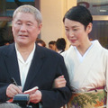 レッドカーペットに登場した北野武監督と樋口可南子　photo：Ayako Ishizu