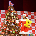 スケートへの想いを語った、浅田真央／「クリスマス・チョコツリー」点灯式