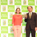 SHELLY＆布施孝之（キリンビールの代表取締役社長）／「キリン のどごし オールライト」新CM発表会