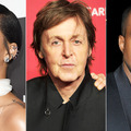リアーナ＆ポール・マッカートニー＆カニエ・ウェスト-(C) Getty Images