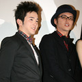 お揃いの蝶ネクタイで仲良く登場の浅利さんと石田さん