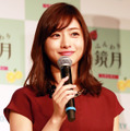石原さとみ／「ふんわり鏡月　しそレモン」新TV-CM 発表会