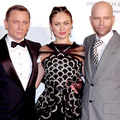 『007／慰めの報酬』ジャパン・プレミア。（左から）ダニエル・クレイグ、オルガ・キュリレンコ、マーク・フォースター監督。
