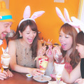 “うさぎ耳”をつけて楽しむカフェ「ニコラシャール」