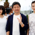 広瀬すず、是枝裕和監督、綾瀬はるか／第68回カンヌ国際映画祭