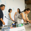 是枝裕和監督、綾瀬はるか、広瀬すず、長澤まさみ／第68回カンヌ国際映画祭