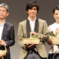 朝原雄三監督＆佐藤浩市＆樋口可南子／『愛を積むひと』記念セレモニー