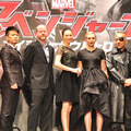 エリザベス・オルセン、ジョス・ウェドン監督、竹中直人、米倉涼子、宮迫博之／『アベンジャーズ／エイジ・オブ・ウルトロン』ジャパン・プレミア