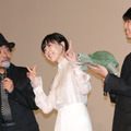 園子温監督、麻生久美子、長谷川博己／『ラブ＆ピース』初日舞台挨拶