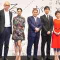 ウェイン・ワン監督、忽那汐里、ビートたけし、西島秀俊、小山田サユリ／『女が眠る時』記者会見