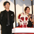 三浦春馬、石原さとみ／『進撃の巨人 ATTACK ON TITAN』大ヒット御礼舞台挨拶